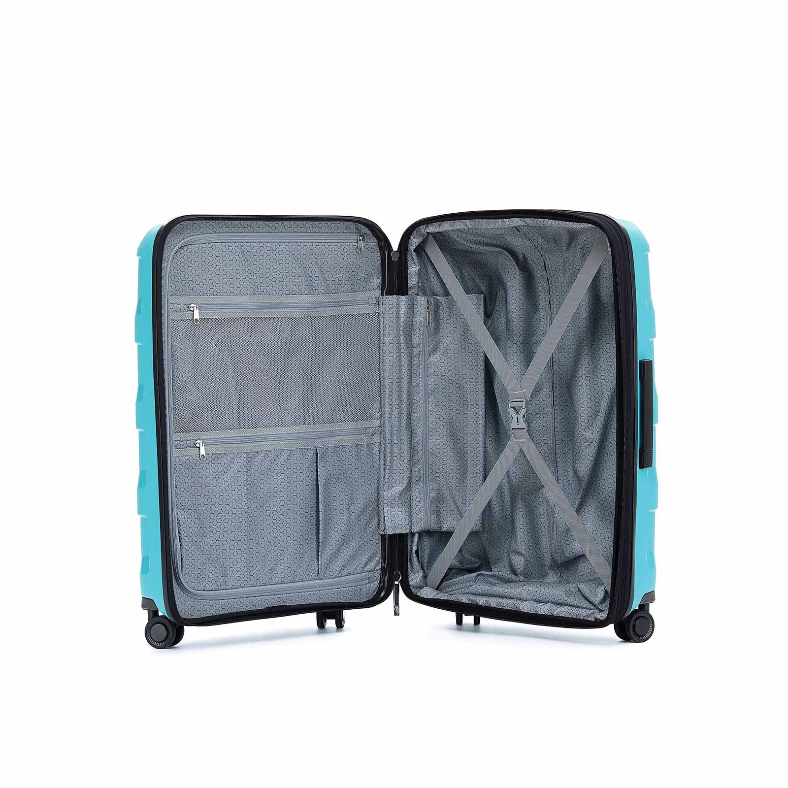 Tosca Comet 4 Wheel 67cm Medium Suitcase Teal