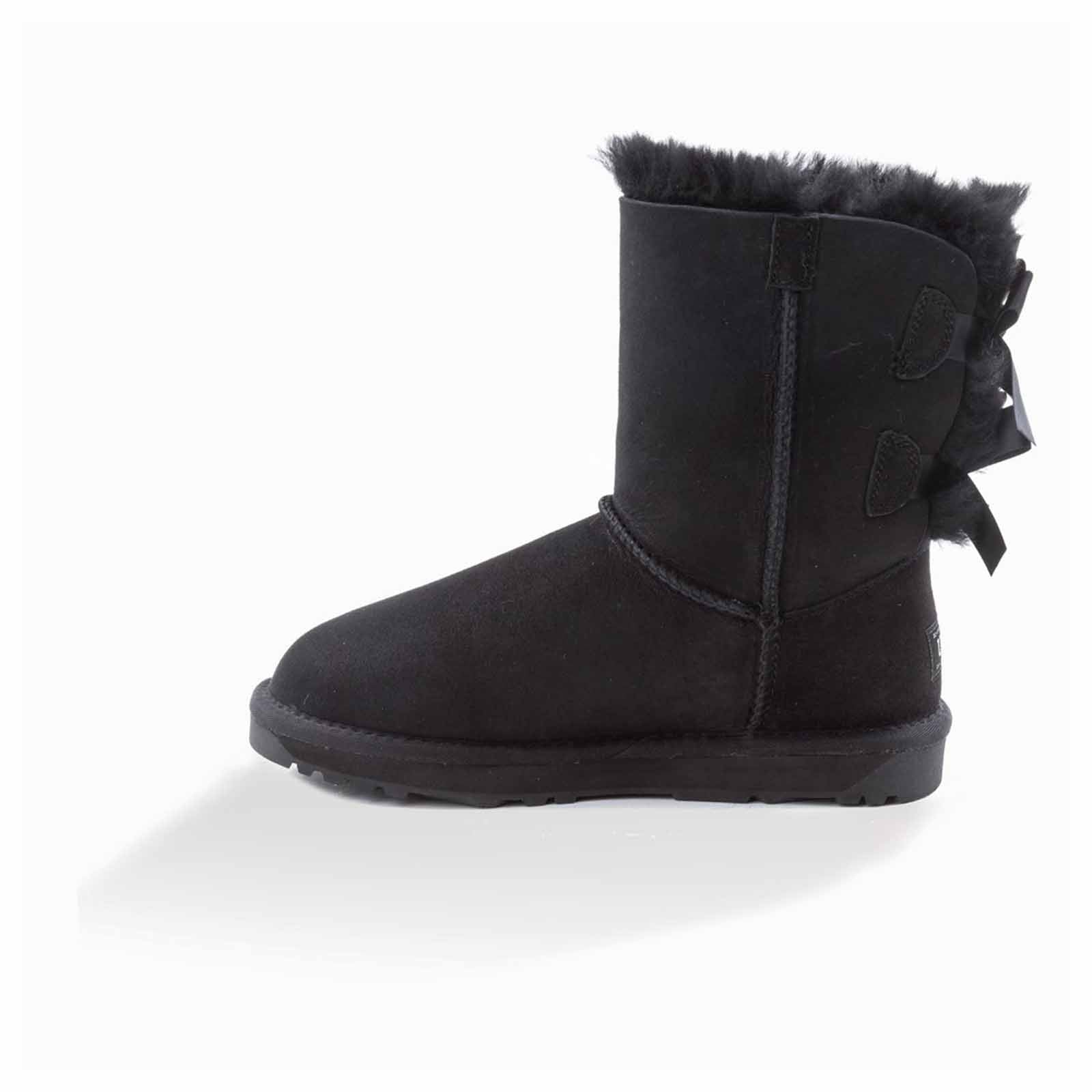 Ugg-Boots-Classic-Bailey-Bow-Black-Side3