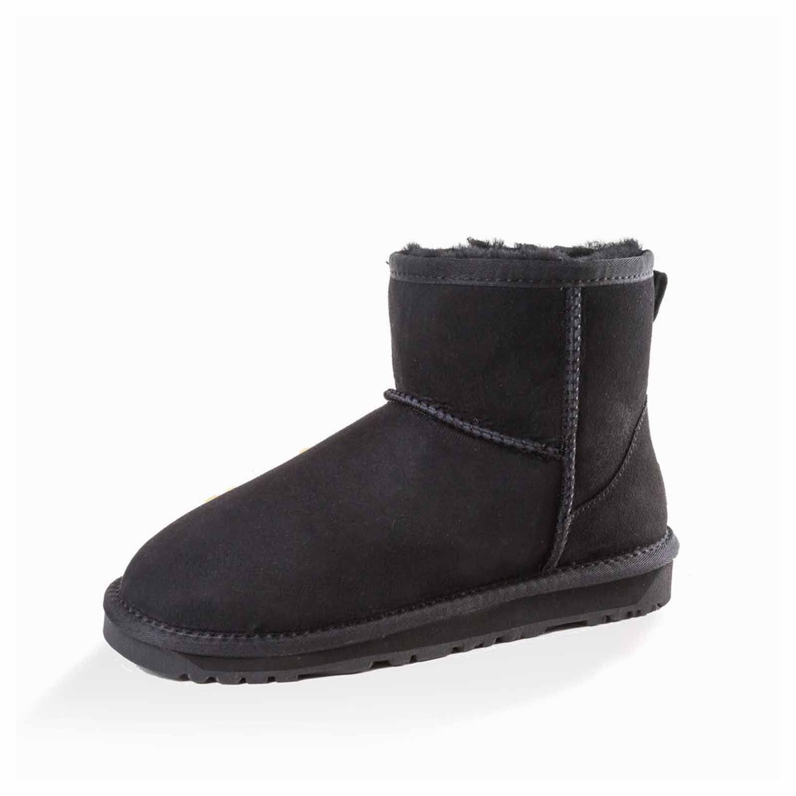 Ugg-Boots-Classic-Mini-Black-Side