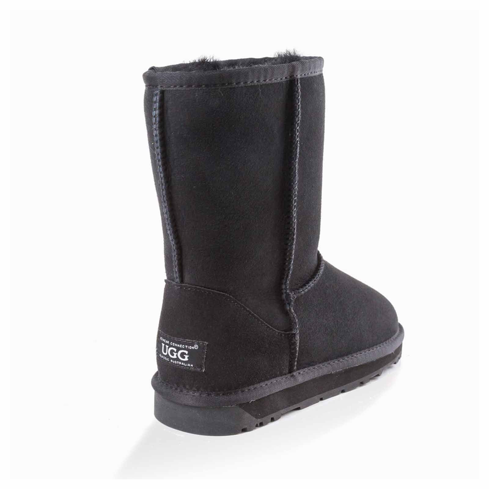 Ugg-Boots-Classic-Short-Black-Back