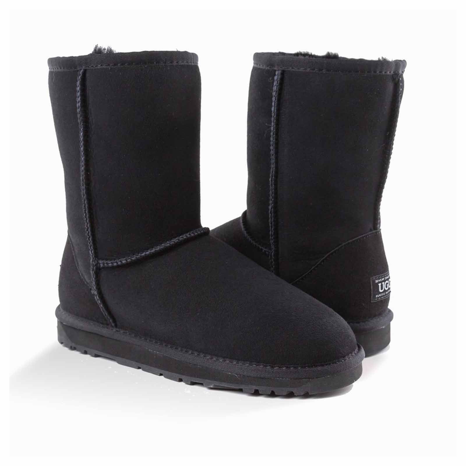 Ugg-Boots-Classic-Short-Black-Pair