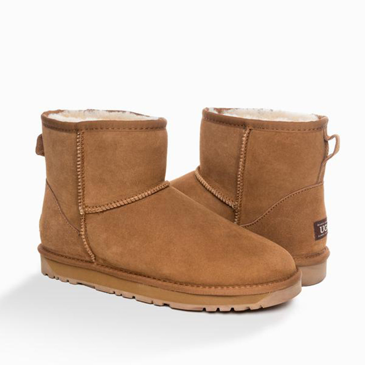 Ugg-Boots-Unisex-Classic-Mini-Chestnut-Pair