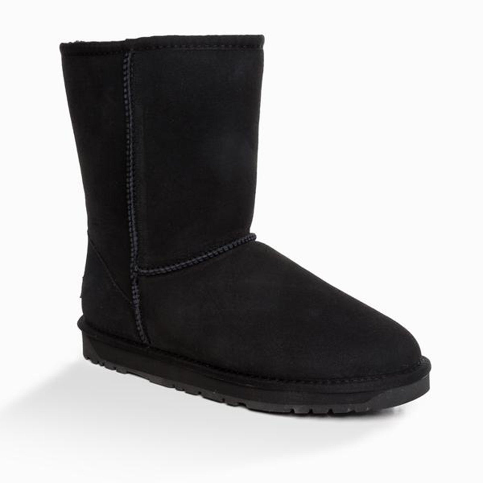 Ugg-Boots-Unisex-Classic-Short-Black-Angle