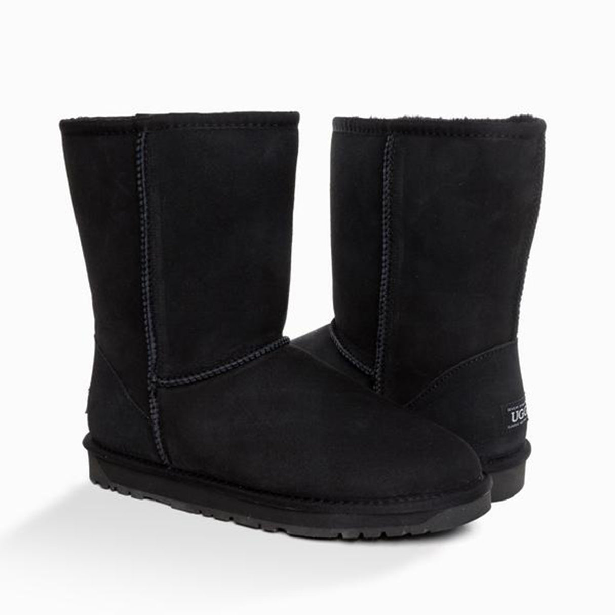 Ugg-Boots-Unisex-Classic-Short-Black-Pair