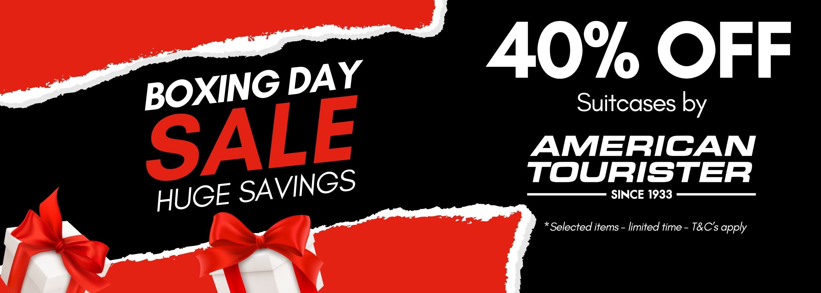 American Tourister Boxing Day Sale