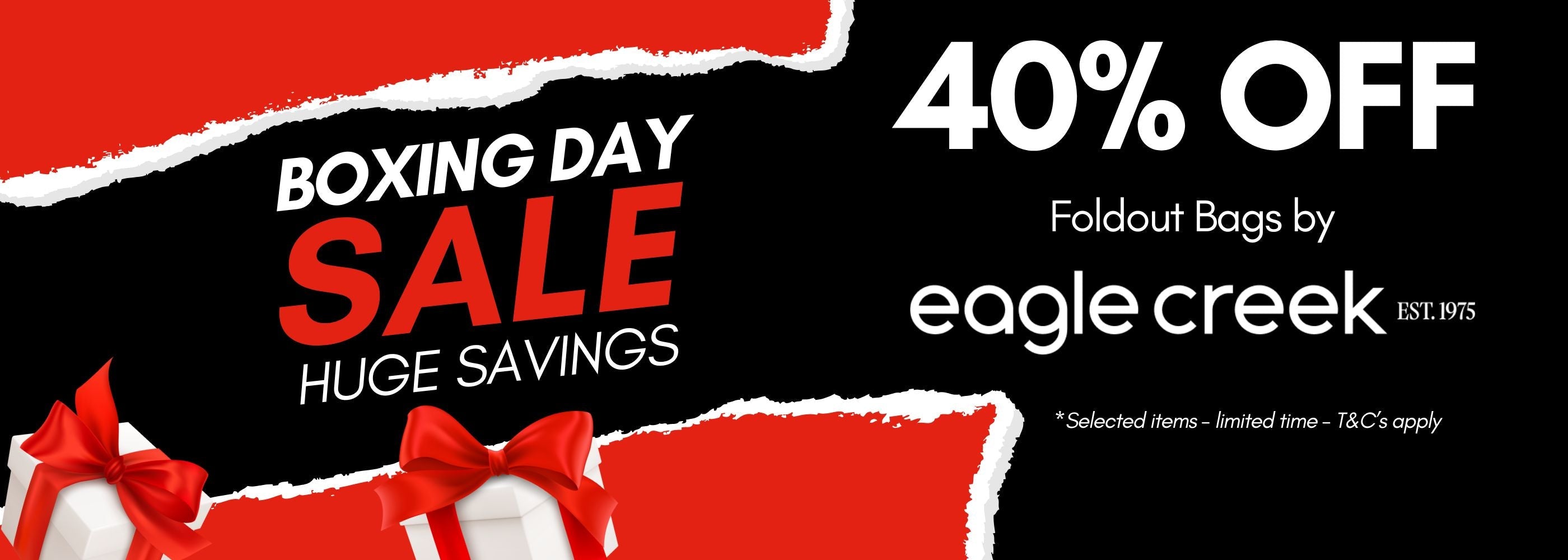 Eagle Creek Boxing Day Sale