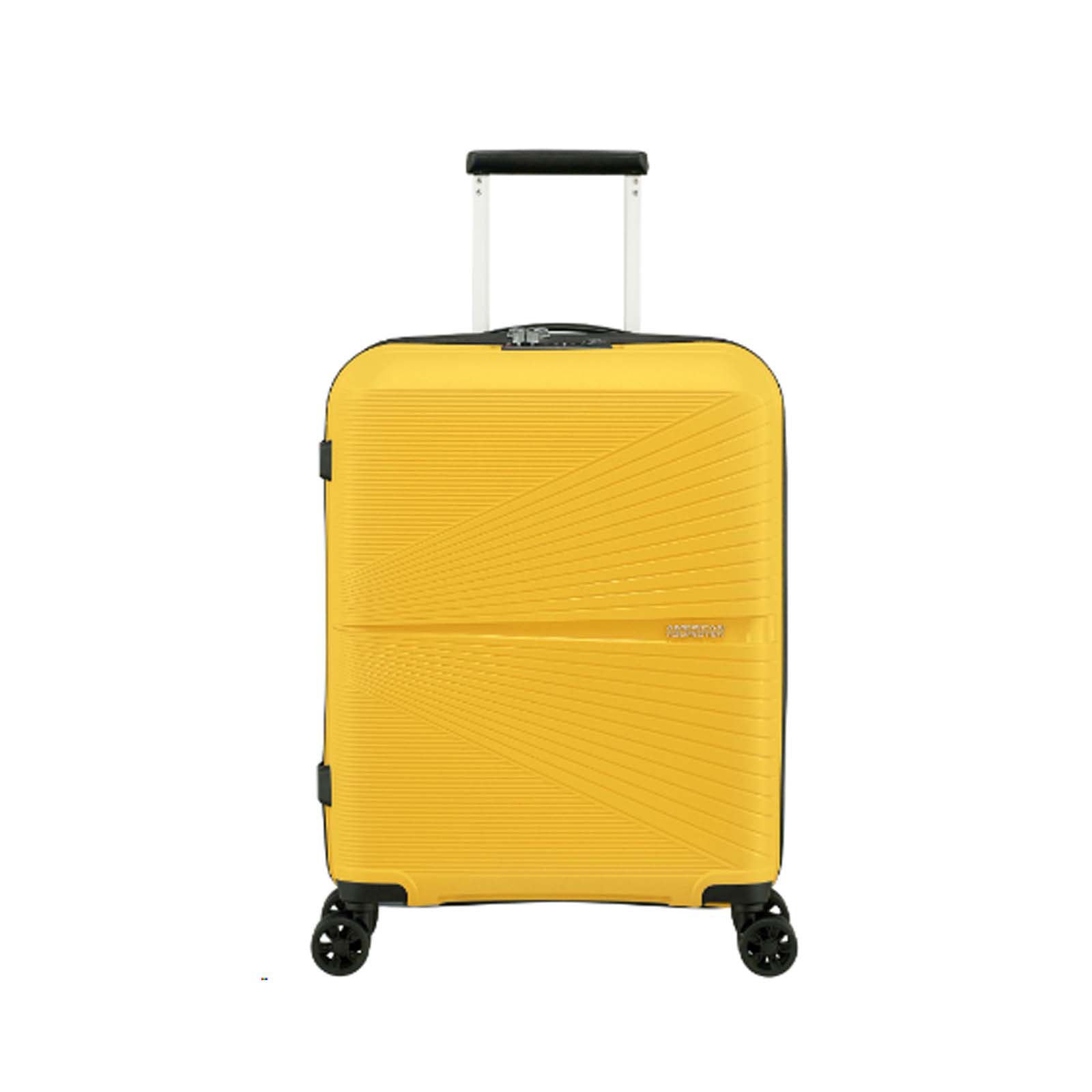 American-Tourister-Airconic-55cm-Carry-On-Suitcase-Lemondrop-Front
