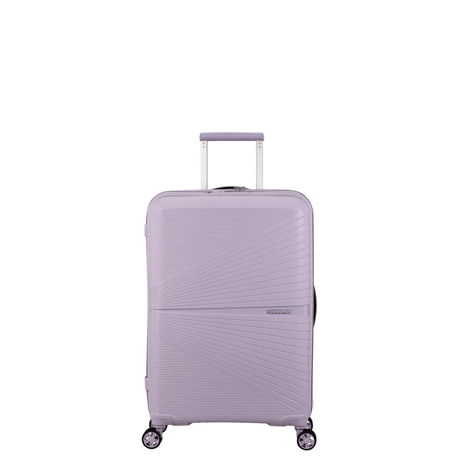 American-Tourister-Airconic-55cm-Carry-On-Suitcase-Stormy-Lilac-Front