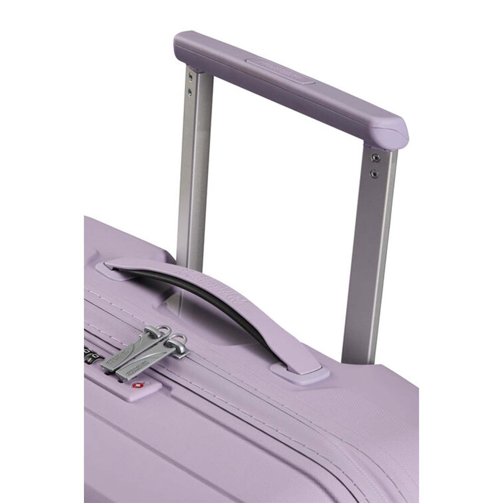American-Tourister-Airconic-55cm-Carry-On-Suitcase-Stormy-Lilac-Handle