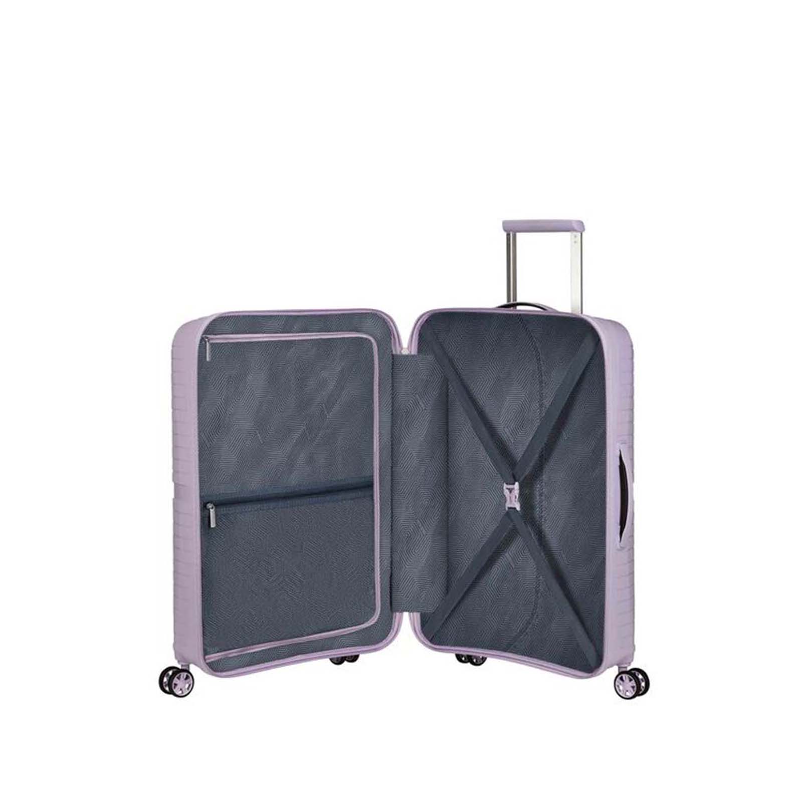American-Tourister-Airconic-55cm-Carry-On-Suitcase-Stormy-Lilac-Interior