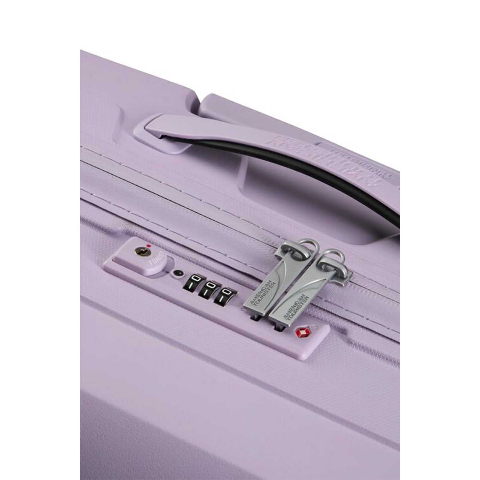 American-Tourister-Airconic-55cm-Carry-On-Suitcase-Stormy-Lilac-Lock