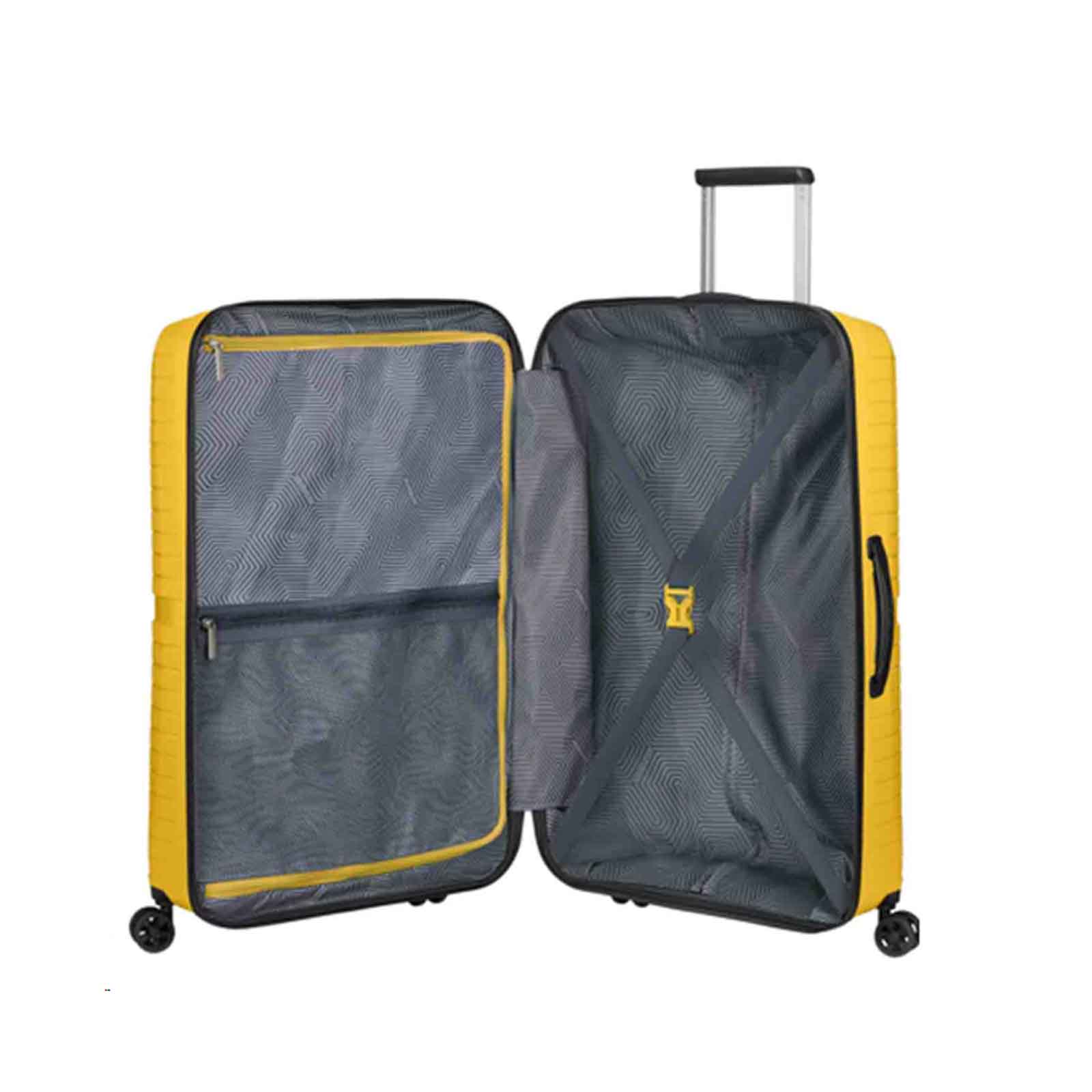 American-Tourister-Airconic-77cm-Suitcase-Lemondrop-Open