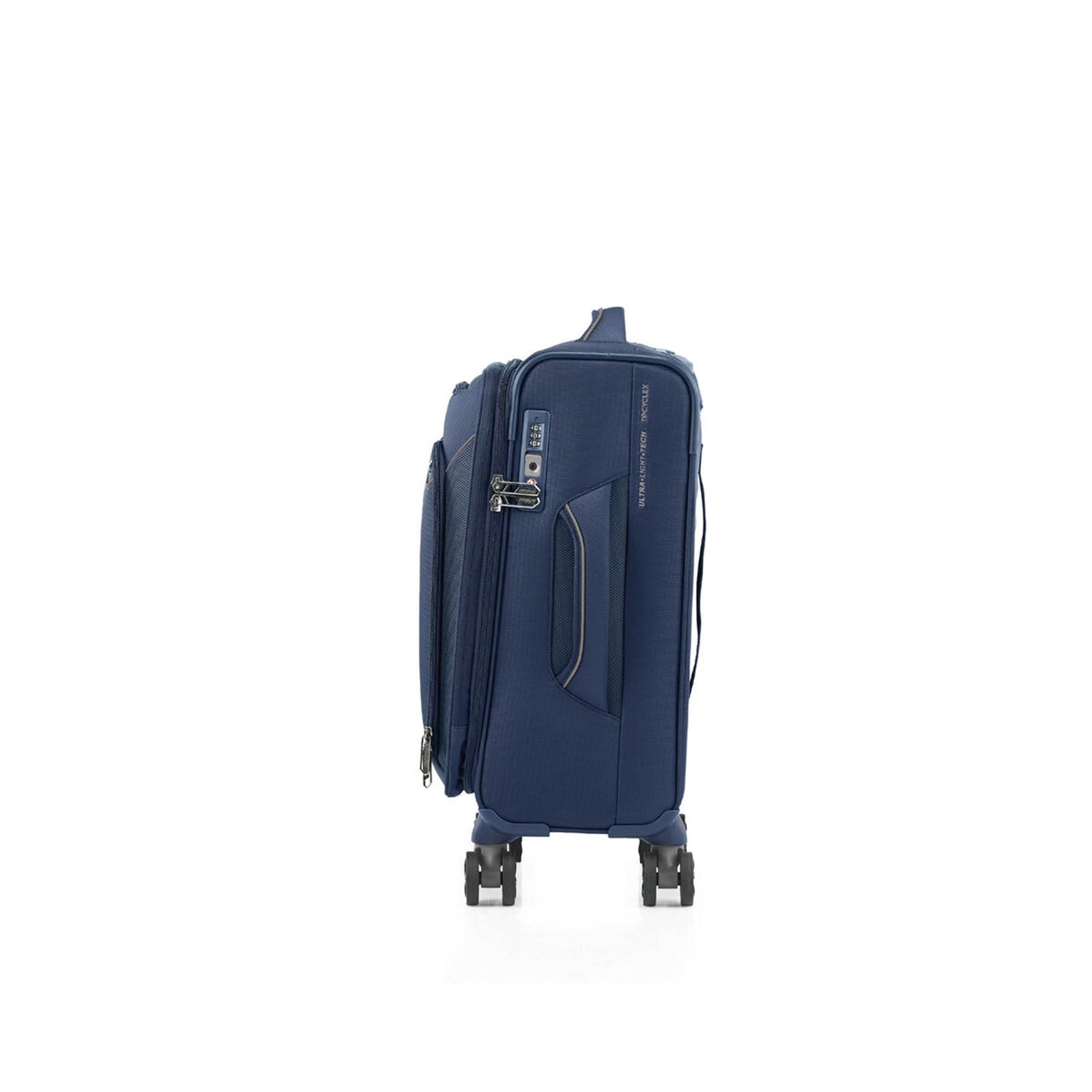 American-Tourister-Applite-4-Eco-55cm-Carry-On-Suitcase-Navy-Lock