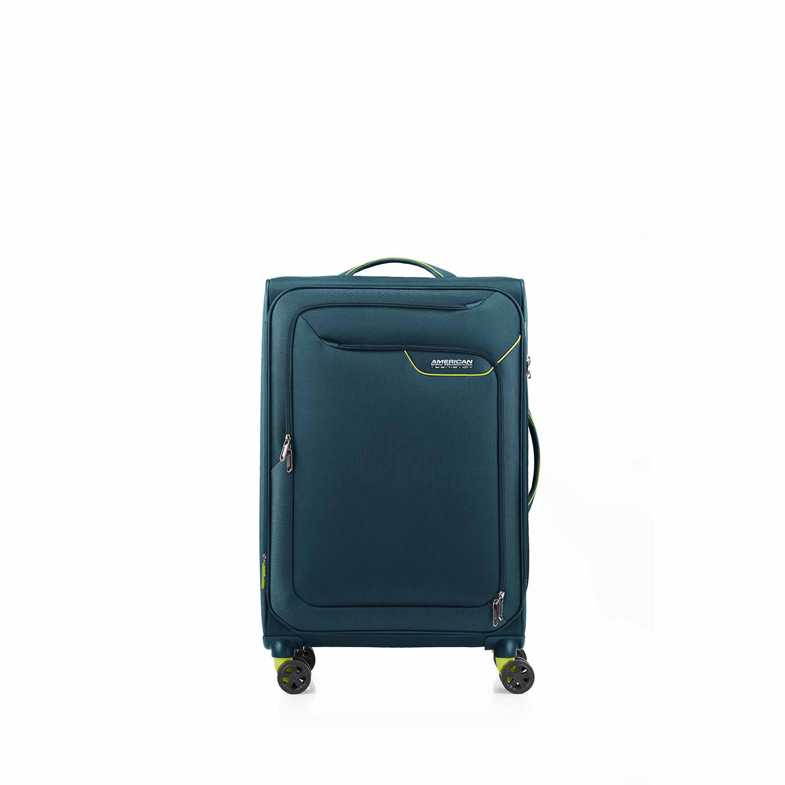 American-Tourister-Applite-4-Eco-71cm-Suitcase-Varsity-Green-Front