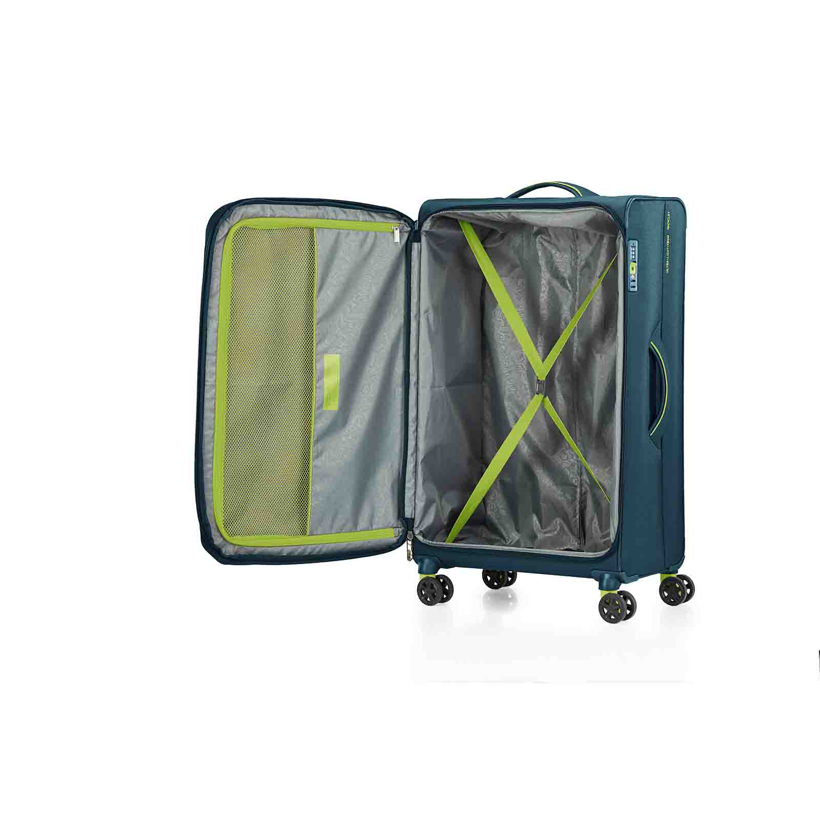 American-Tourister-Applite-4-Eco-82cm-Suitcase-Varsity-Green-Open