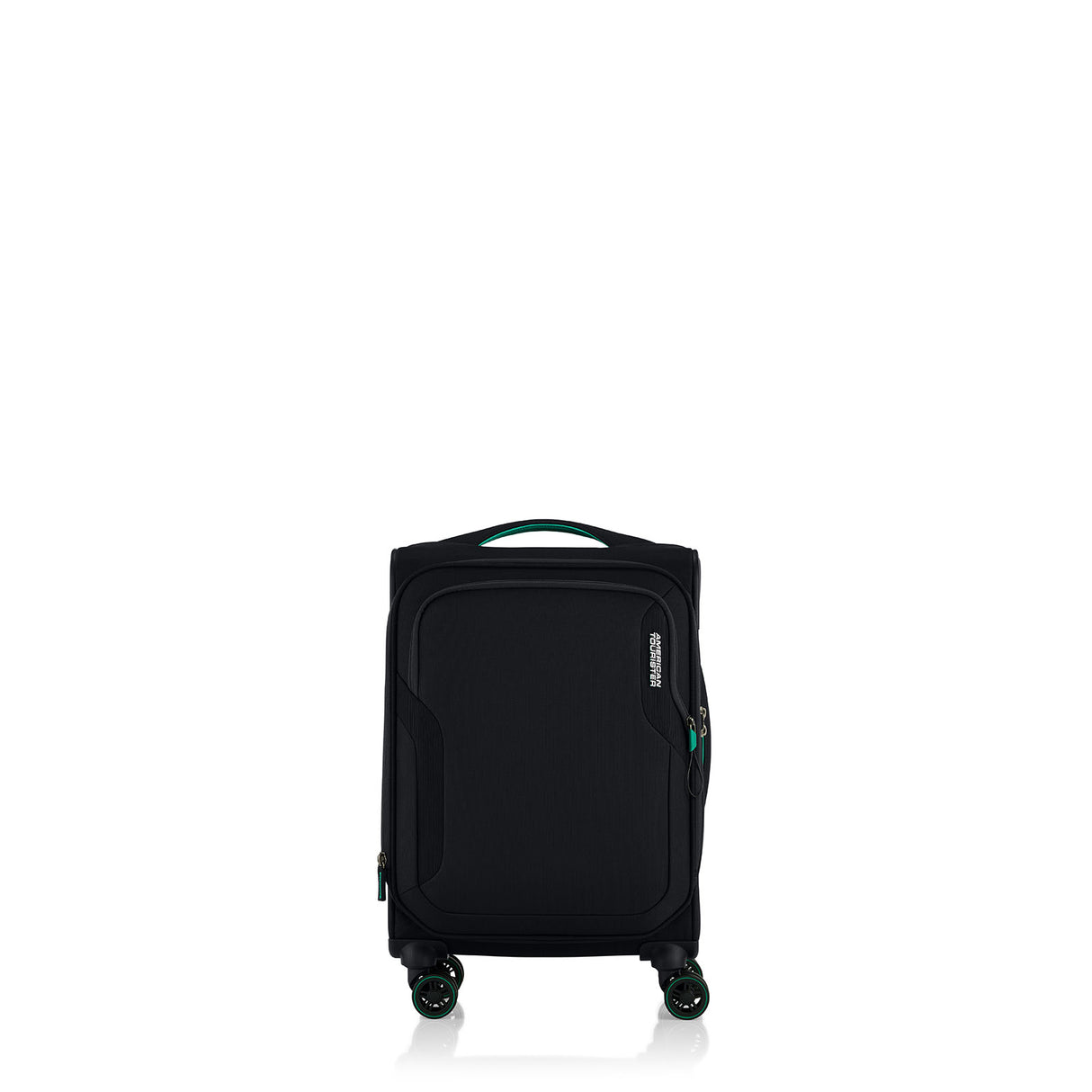 American-Tourister-Applite-5-Eco-55cm-Carry-On-Suitcase-Black-Front