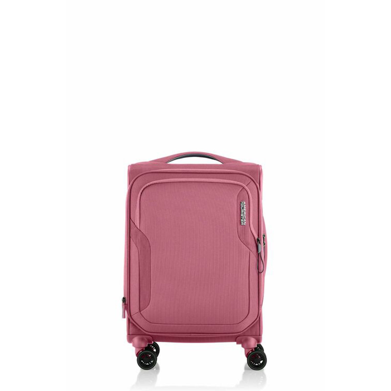 American-Tourister-Applite-5-Eco-55cm-Carry-On-Suitcase-Lilas-Pink-Front