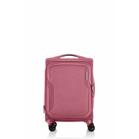 American-Tourister-Applite-5-Eco-55cm-Carry-On-Suitcase-Lilas-Pink-Front