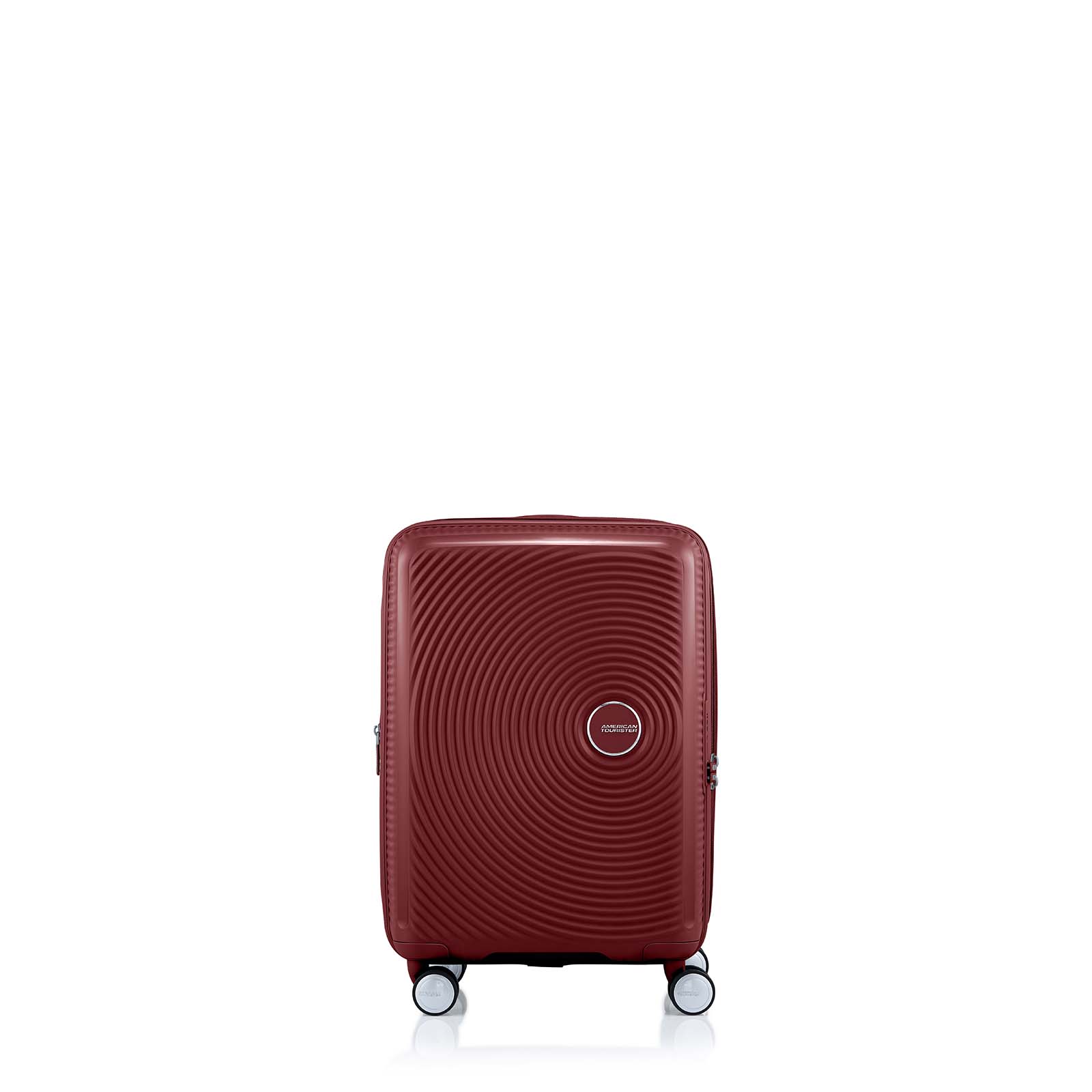American-Tourister-Curio-2-55cm-Carry-On-Suitcase-Dahlia-Front