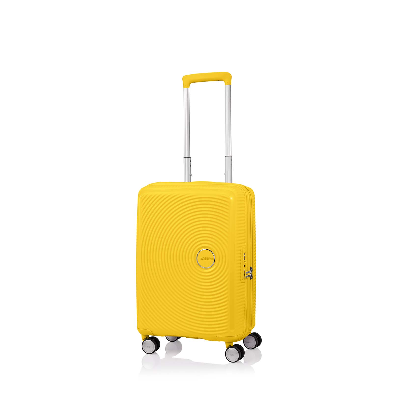 American-Tourister-Curio-2-55cm-Carry-On-Suitcase-Golden-Yellow-Angle