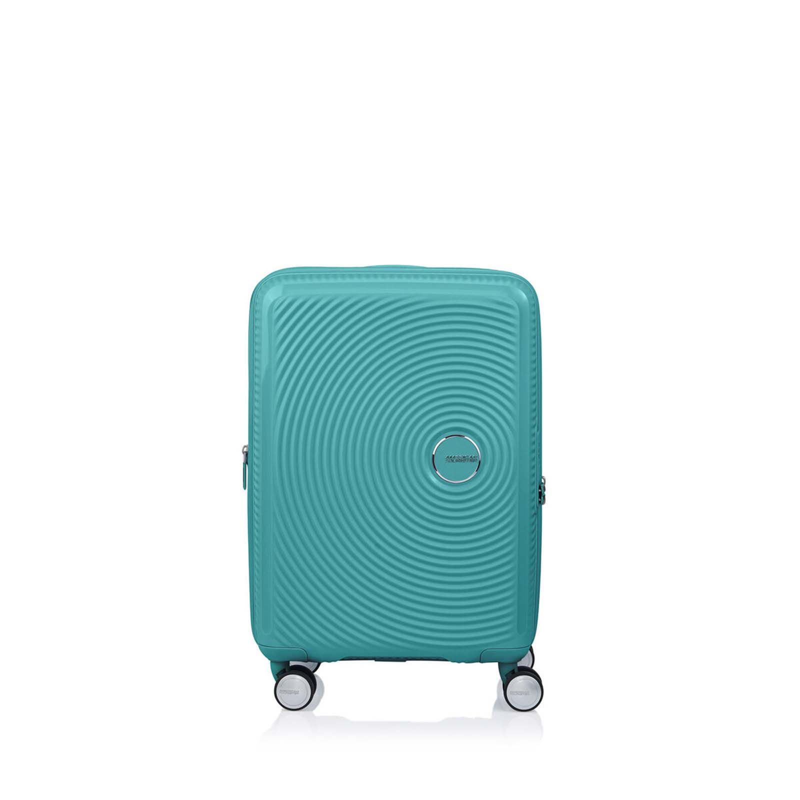American-Tourister-Curio-2-55cm-Carry-On-Suitcase-Jade-Green-Front