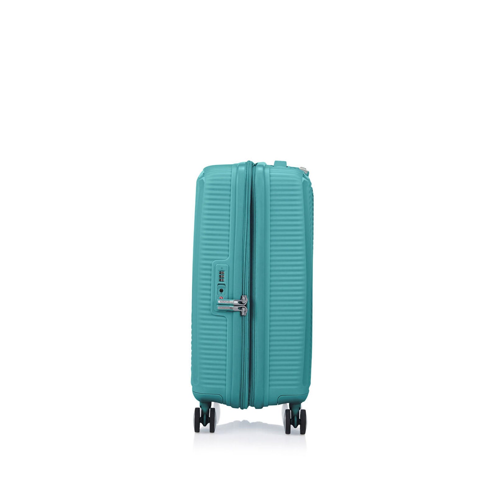 American-Tourister-Curio-2-55cm-Carry-On-Suitcase-Jade-Green-Lock