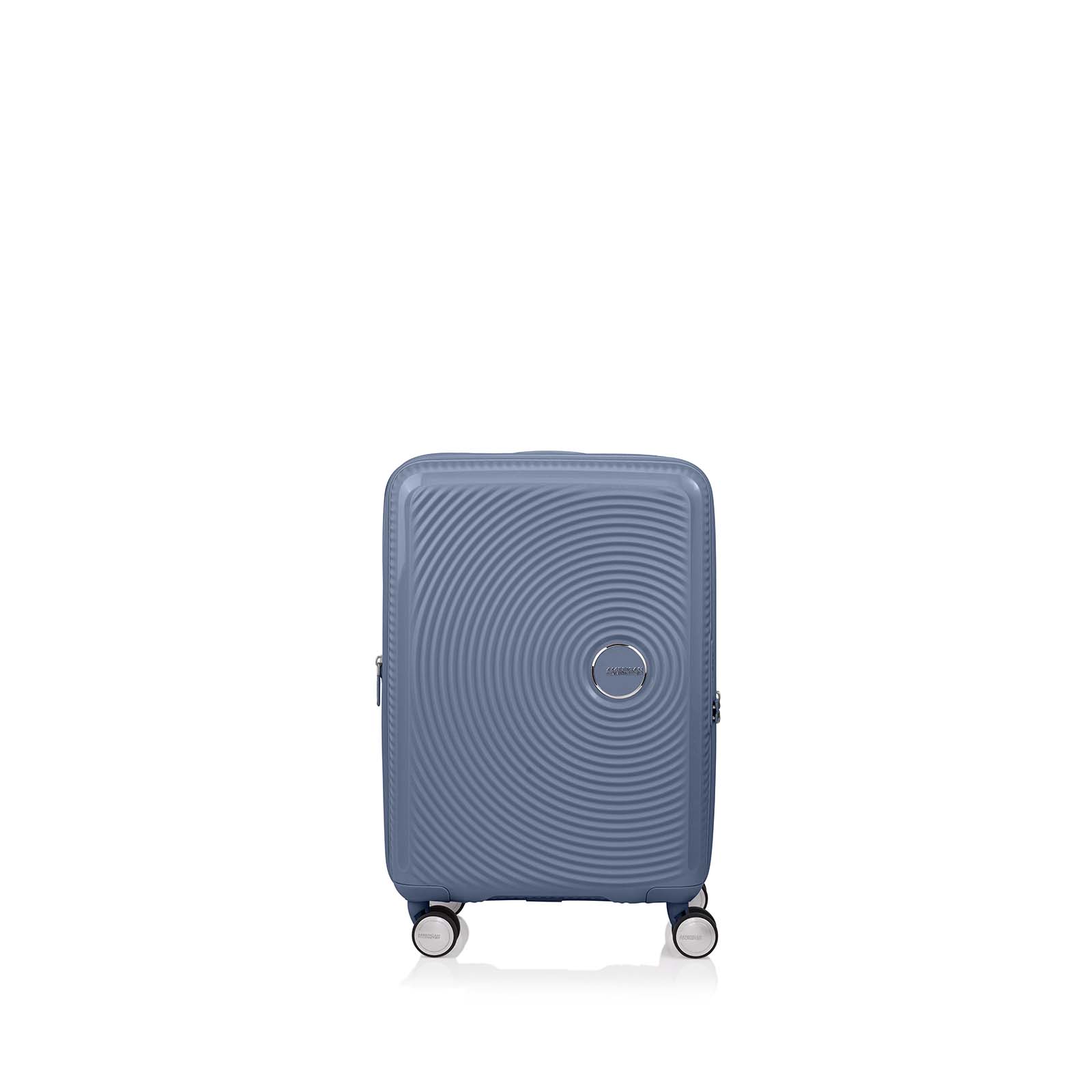 American-Tourister-Curio-2-55cm-Carry-On-Suitcase-Stone-Blue-Front
