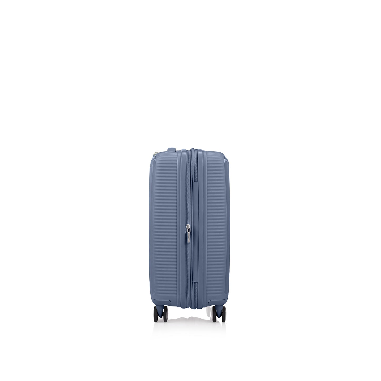 American-Tourister-Curio-2-55cm-Carry-On-Suitcase-Stone-Blue-Hinge