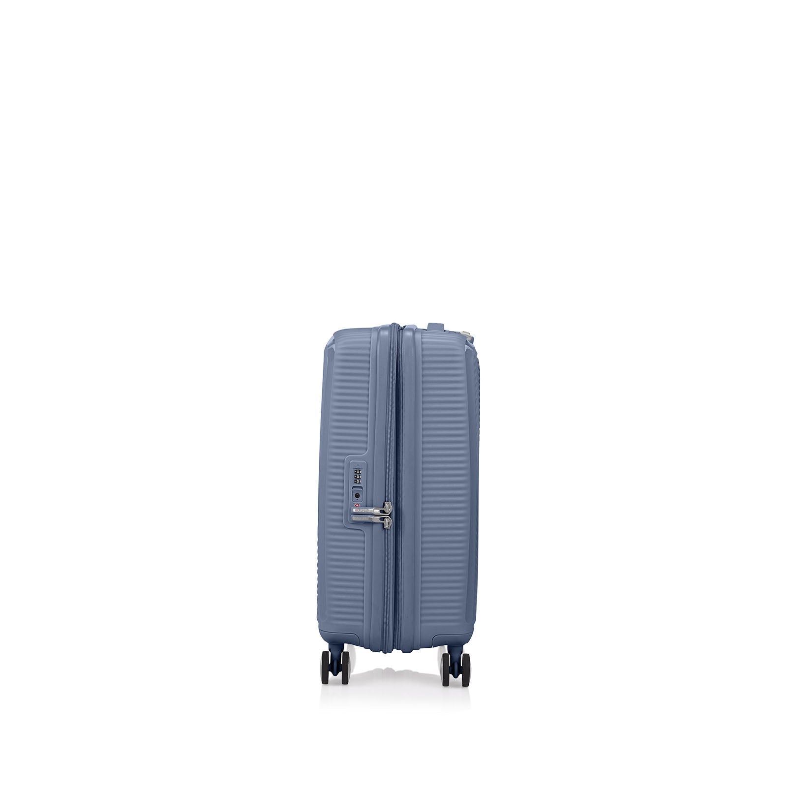 American-Tourister-Curio-2-55cm-Carry-On-Suitcase-Stone-Blue-Side