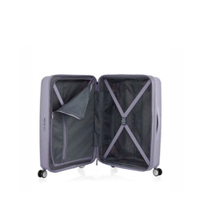 American-Tourister-Curio-2-69cm-Suitcase-Hushed-Orchid-Glow-Open
