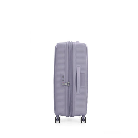 American-Tourister-Curio-2-69cm-Suitcase-Hushed-Orchid-Glow-Side1