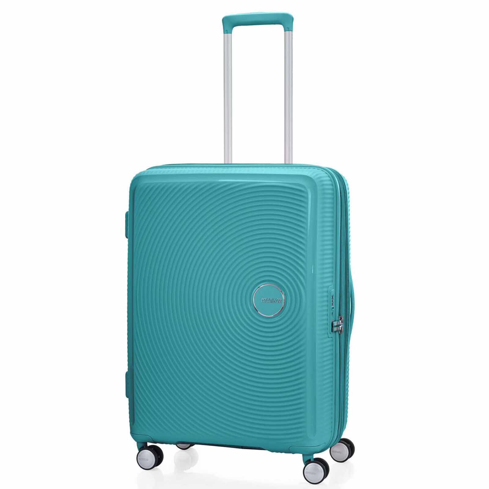 American-Tourister-Curio-2-69cm-Suitcase-Jade-Green-Front-Angle