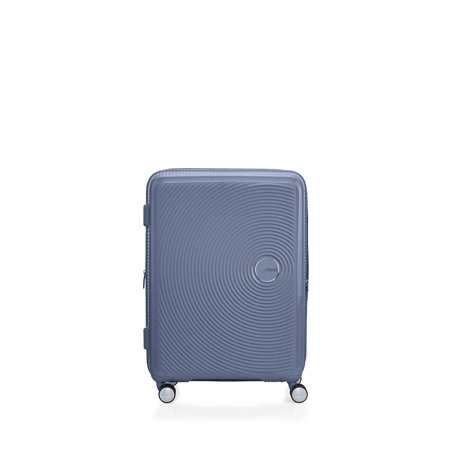 American-Tourister-Curio-2-69cm-Suitcase-Stone-Blue-Front