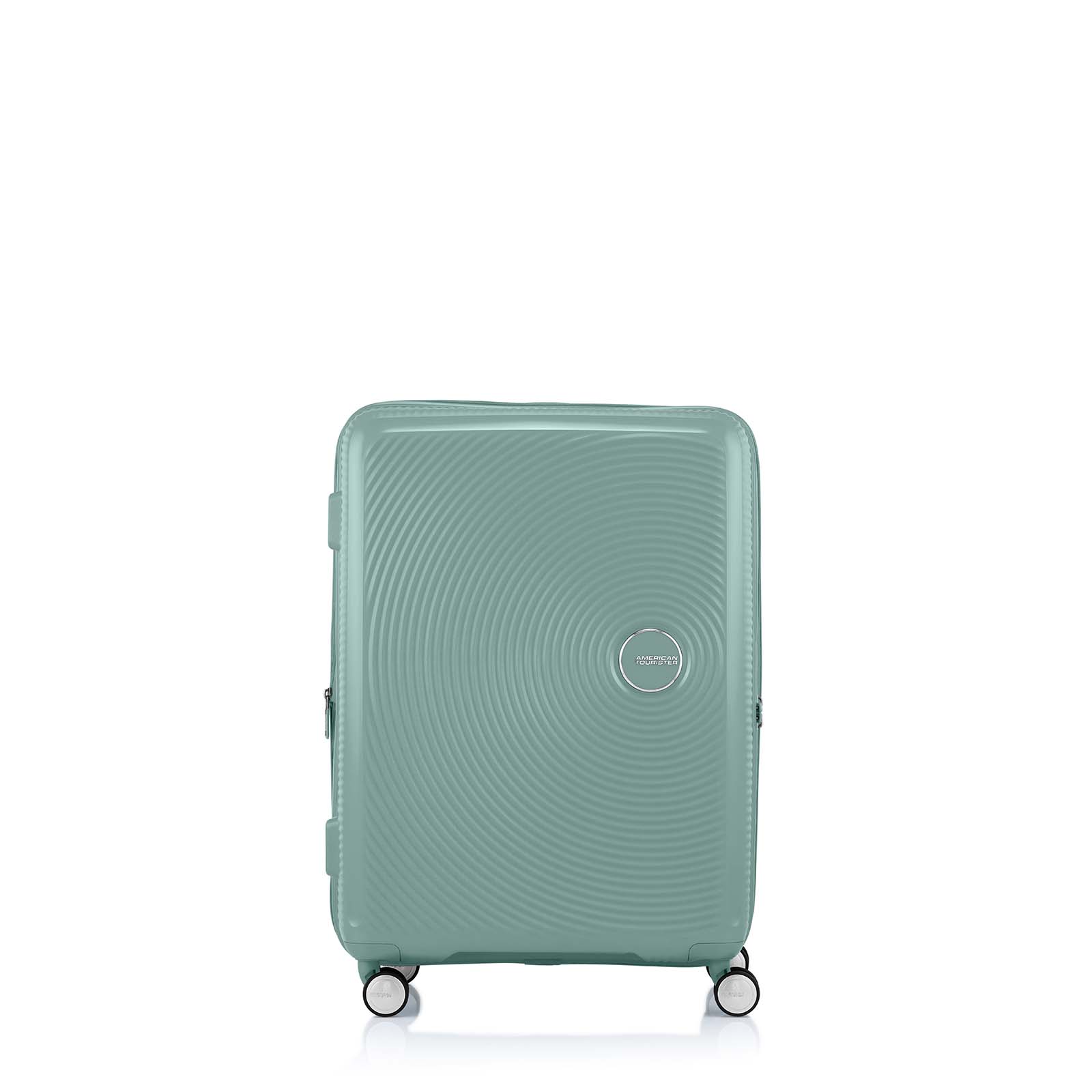 American-Tourister-Curio-2-69cm-Suitcase-Urban-Green-Front