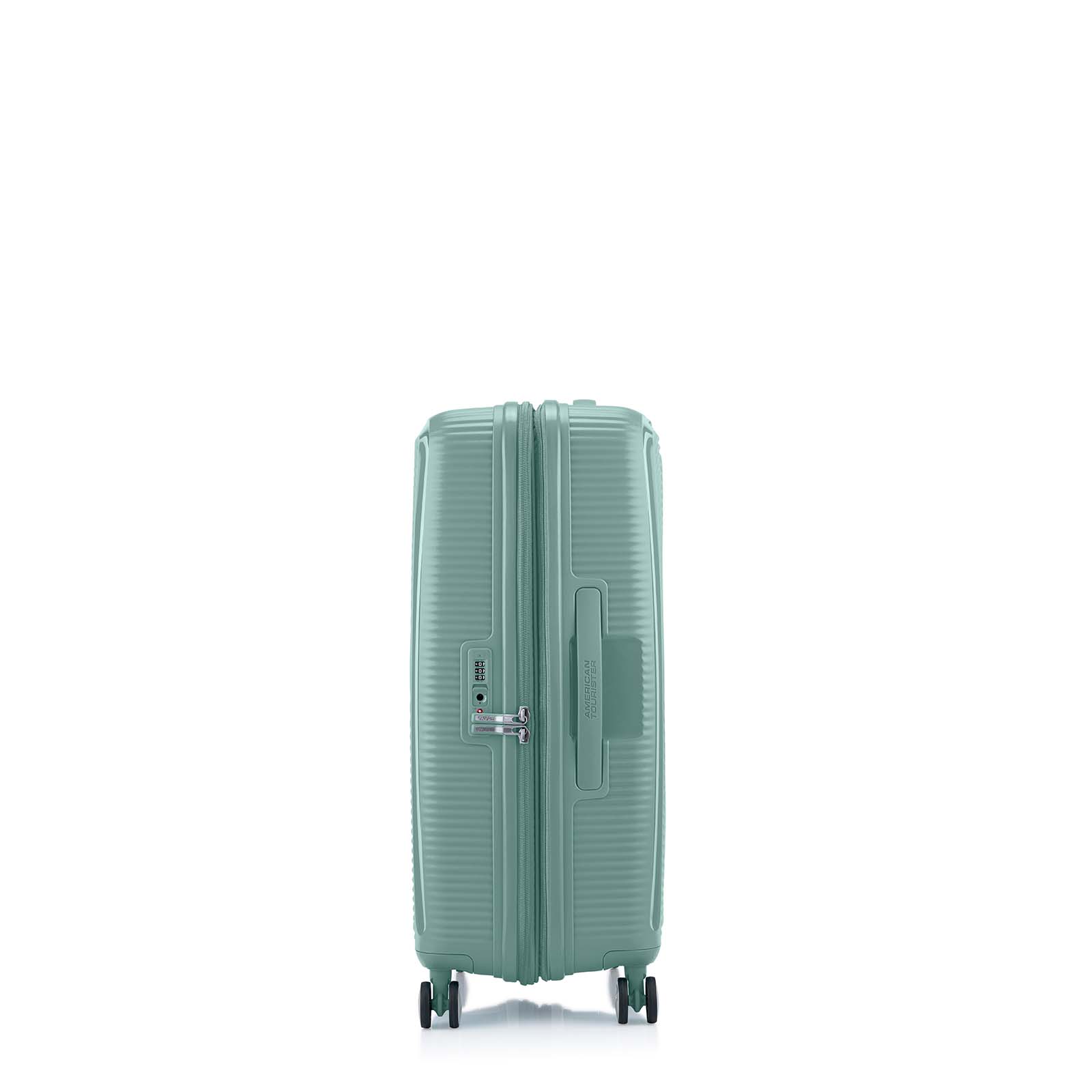 American-Tourister-Curio-2-69cm-Suitcase-Urban-Green-Handle