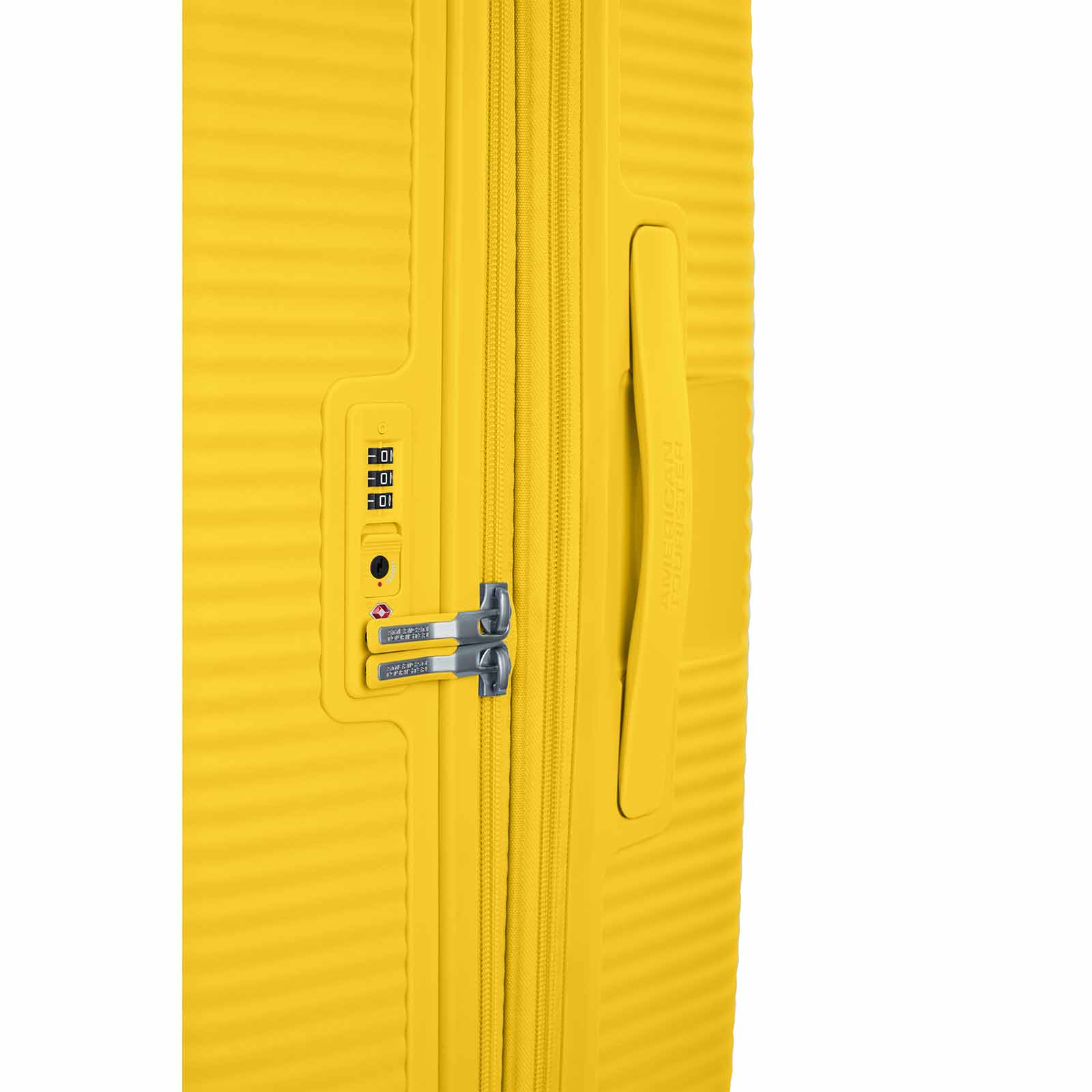 American-Tourister-Curio-2-80cm-Suitcase-Golden-Yellow-Lock