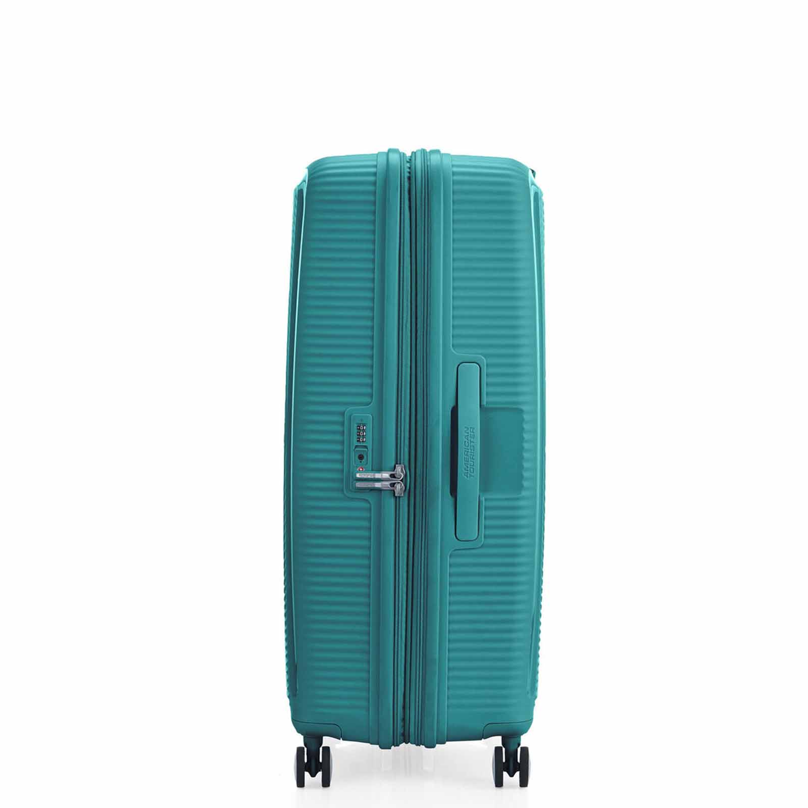 American-Tourister-Curio-2-80cm-Suitcase-Jade-Green-Lock