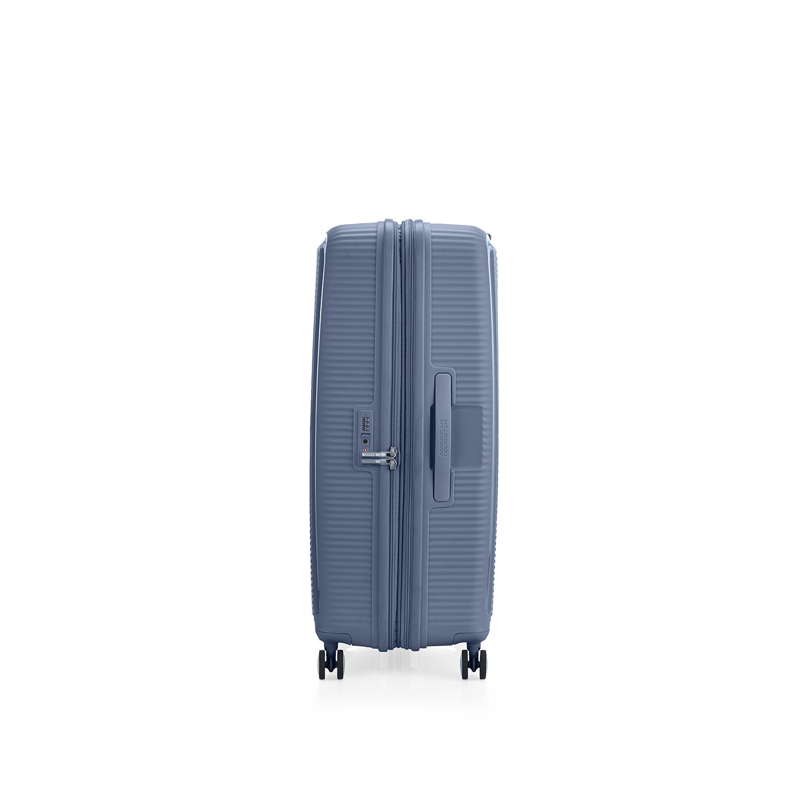American-Tourister-Curio-2-80cm-Suitcase-Stone-Blue-Side