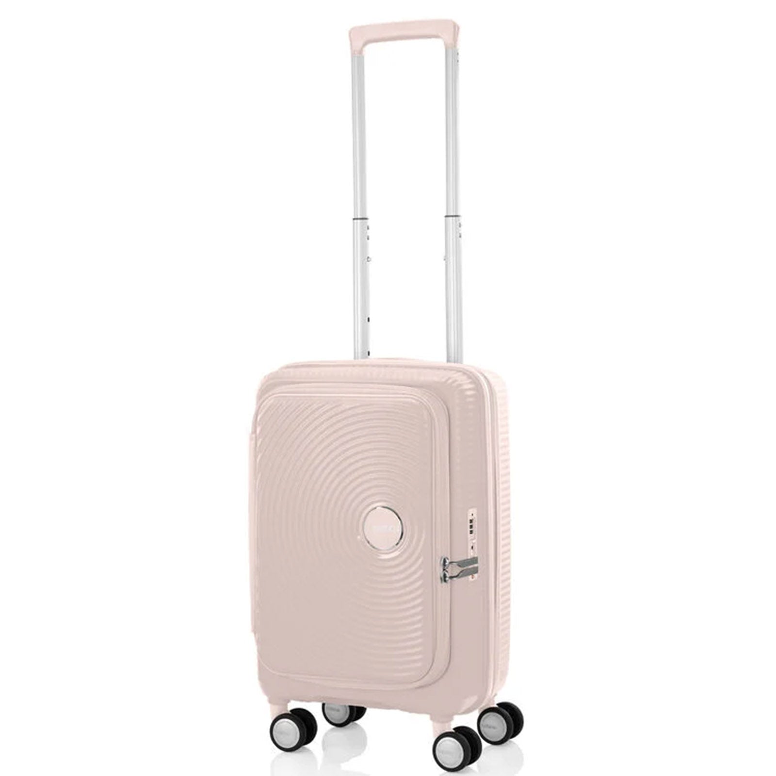 American-Tourister-Curio-Book-Opening-55cm-Carry-On-Suitcase-Dusty-Pink-Trolley
