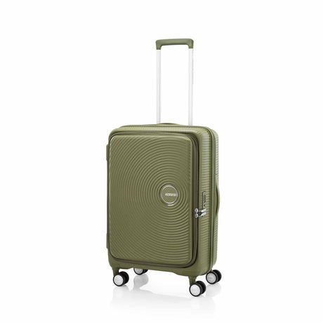 American-Tourister-Curio-Book-Opening-68cm-Suitcase-Khaki-Angle
