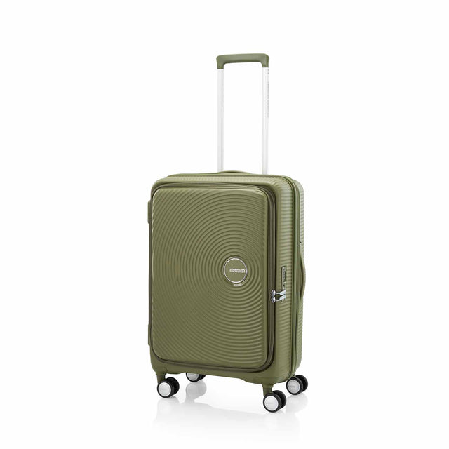 American-Tourister-Curio-Book-Opening-68cm-Suitcase-Khaki-Angle