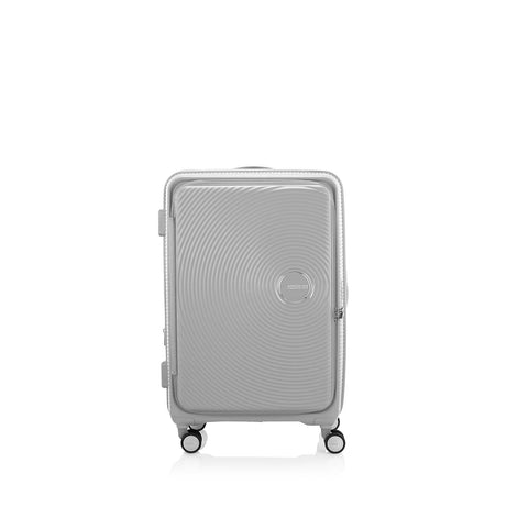 American-Tourister-Curio-Book-Opening-75cm-Suitcase-Cool-Grey-Front