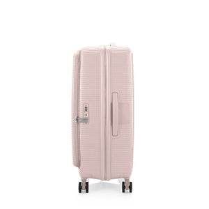 American-Tourister-Curio-Book-Opening-75cm-Suitcase-Dusty-Pink-LeftSide