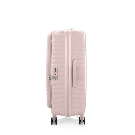 American-Tourister-Curio-Book-Opening-75cm-Suitcase-Dusty-Pink-LeftSide