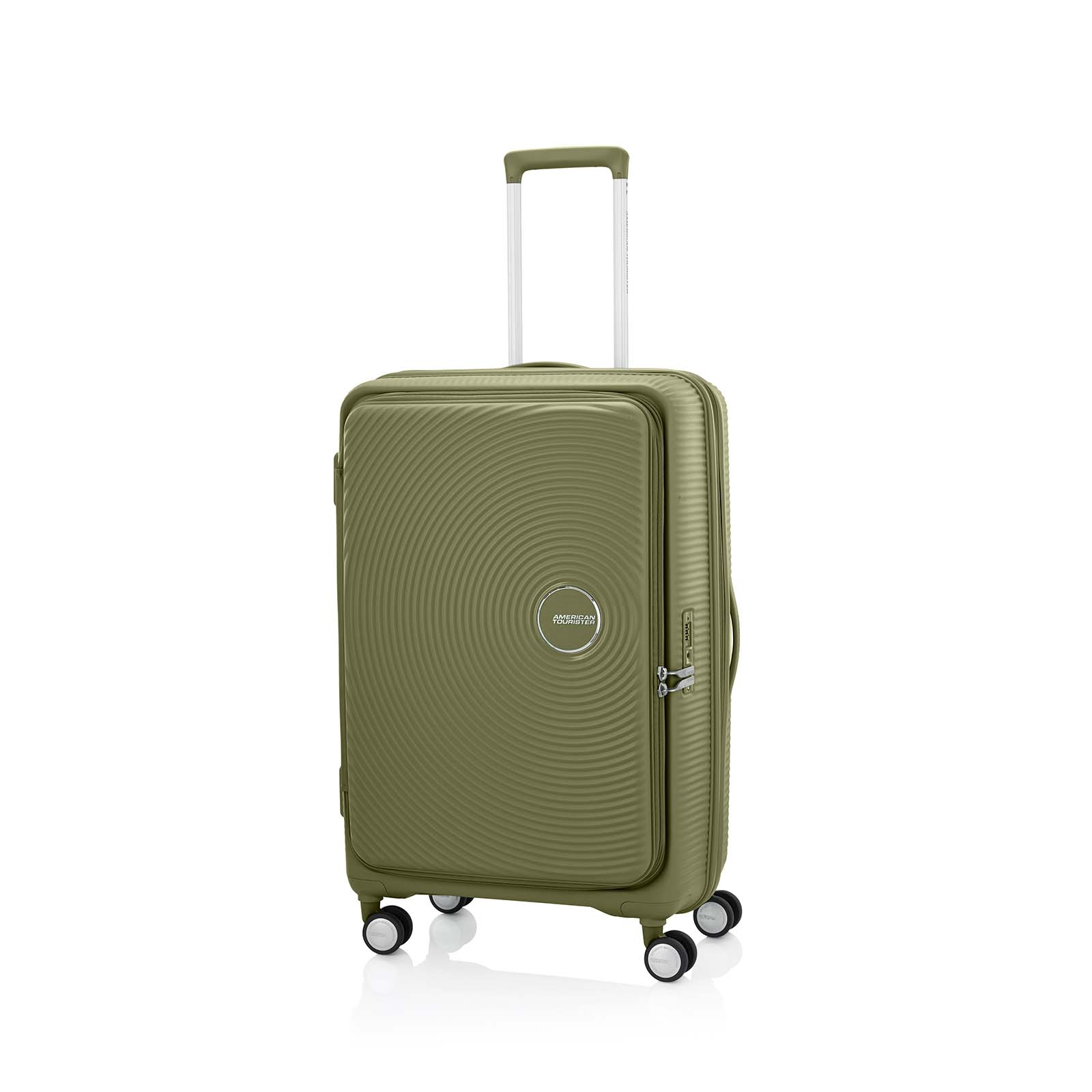 American Tourister Curio Book Opening 75cm Suitcase Khaki