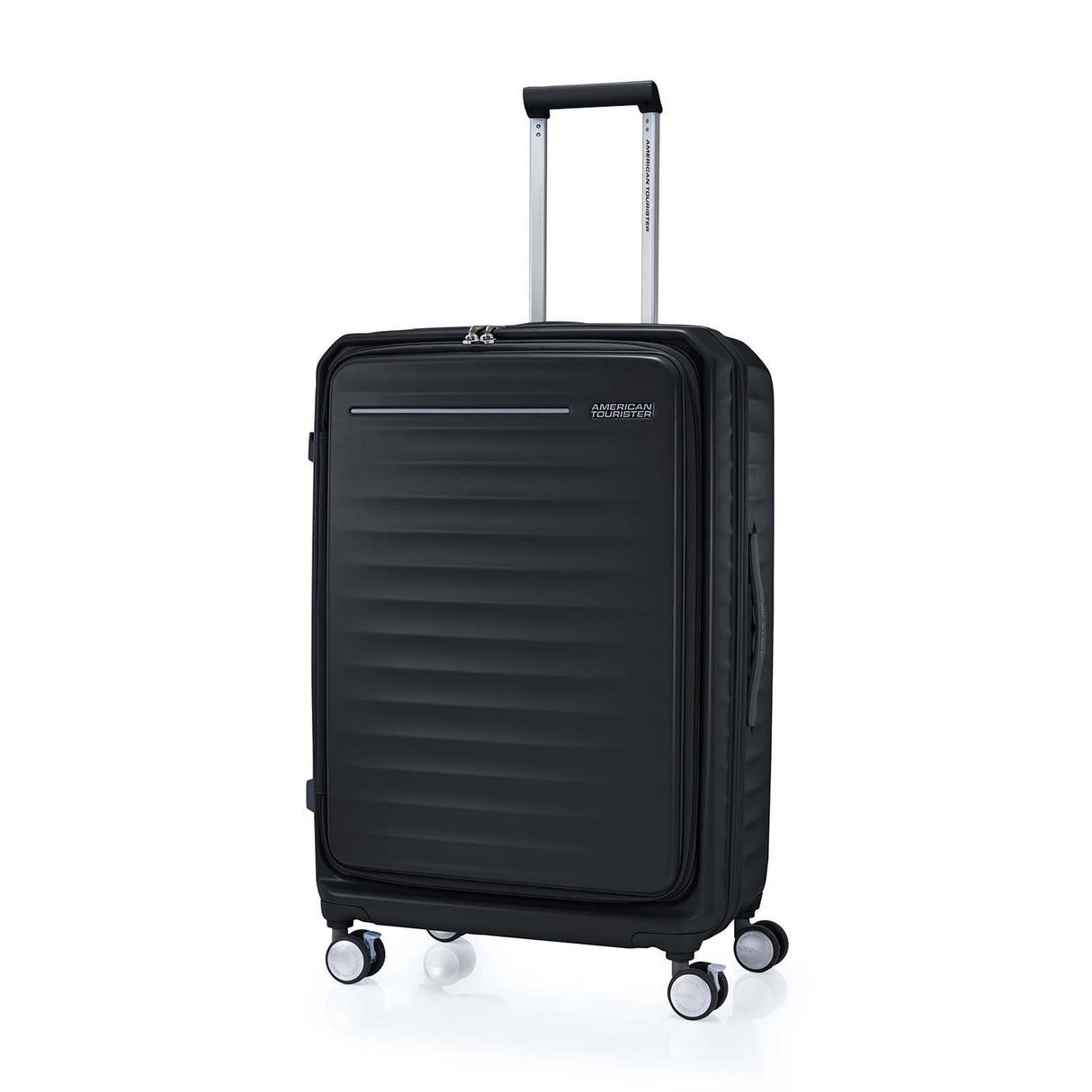 American-Tourister-Frontec-75cm-Suitcase-Black