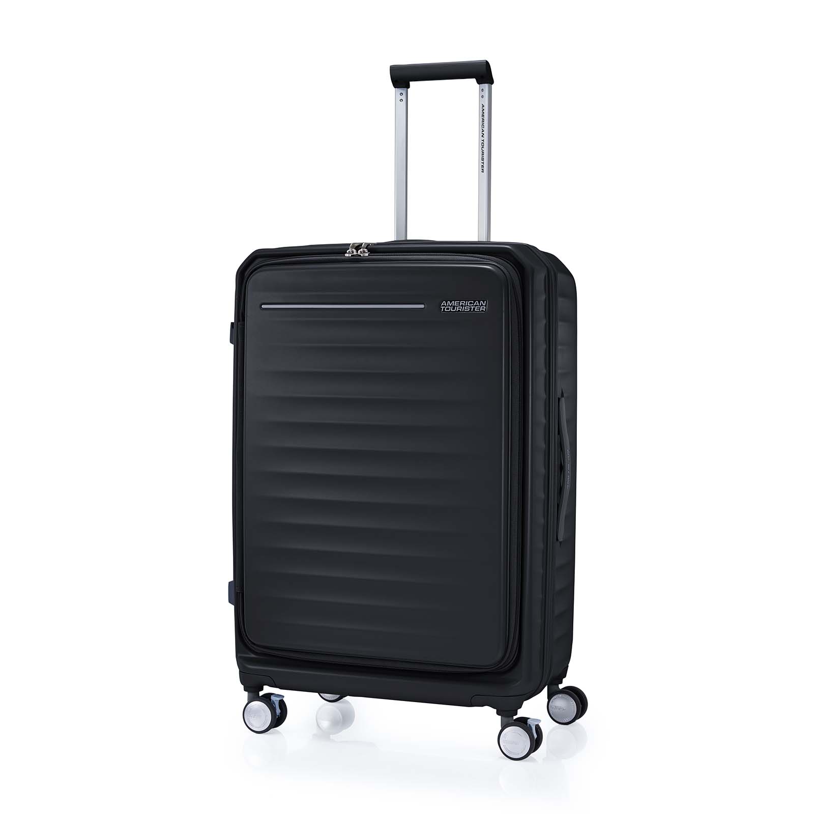 American-Tourister-Frontec-75cm-Suitcase-Black