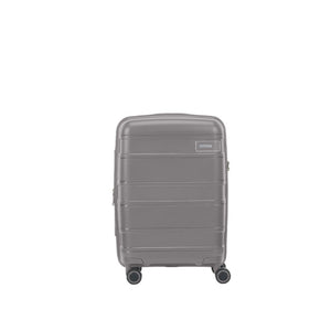 American-Tourister-Light-Max-55cm-Carry-On-Suitcase-Mercury-Grey-Front