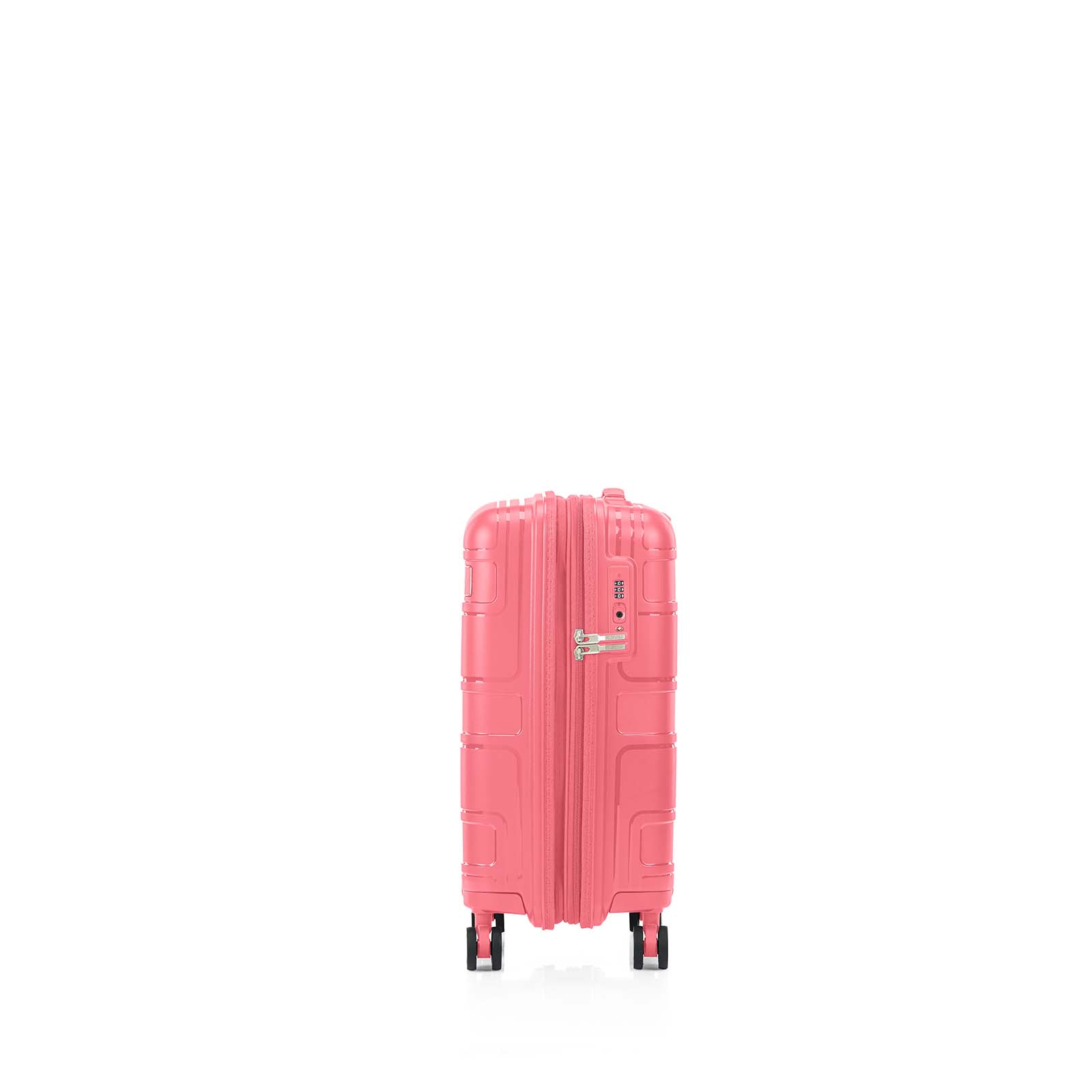 American-Tourister-Light-Max-55cm-Carry-On-Suitcase-Pink-Blush-Handle