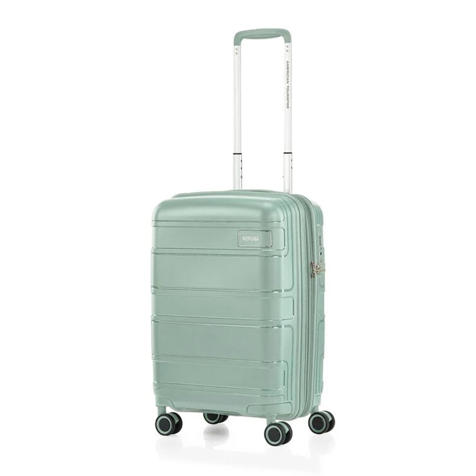 American-Tourister-Light-Max-55cm-Carry-On-Suitcase-Urban-Green-Angle